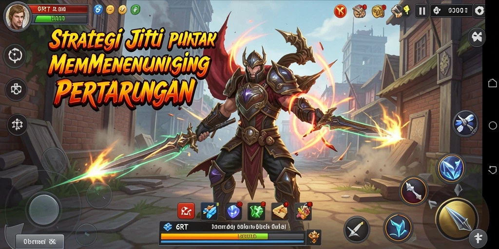 Tampilan gameplay 6RT yang mendebarkan dan penuh rencana strategi.