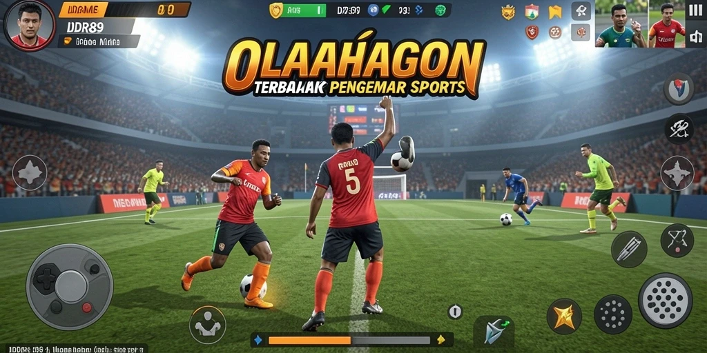 Screenshot utama IDR89 menampilkan aksi seru dalam permainan olahraga.