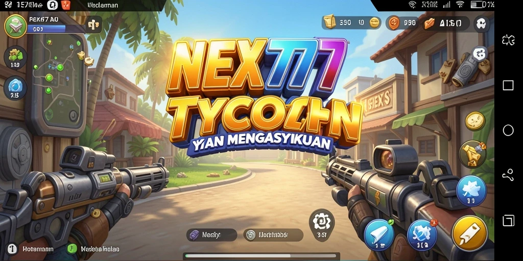 Screenshot gameplay NEX777 menampilkan bisnis yang sedang berkembang.