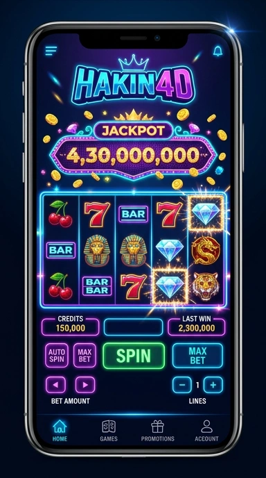 Tampilan aplikasi hakin4d yang mudah digunakan.